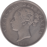 1878 HALFCROWN ( VF ) - WORLD COINS - Cambridgeshire Coins
