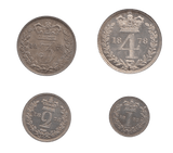 1878 MAUNDY SET VICTORIA - Maundy Set - Cambridgeshire Coins