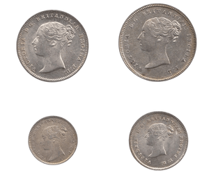 1878 MAUNDY SET VICTORIA - Maundy Set - Cambridgeshire Coins