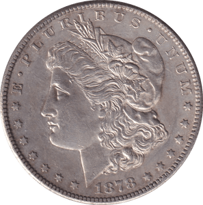1878 ONE DOLLAR USA - SILVER WORLD COINS - Cambridgeshire Coins