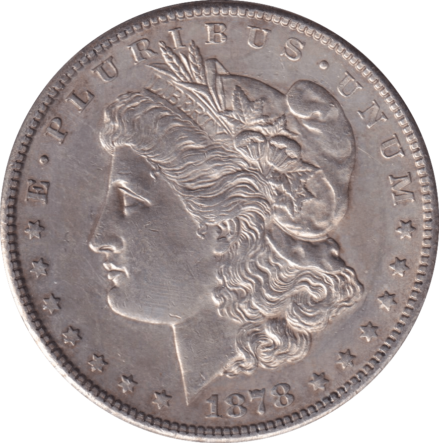 1878 ONE DOLLAR USA - SILVER WORLD COINS - Cambridgeshire Coins