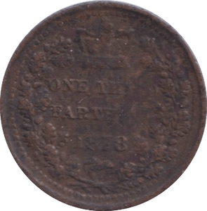 1878 ONE THIRD FARTHING ( FINE ) - ONE THIRD FARTHING - Cambridgeshire Coins