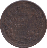 1878 ONE THIRD FARTHING ( FINE ) - ONE THIRD FARTHING - Cambridgeshire Coins