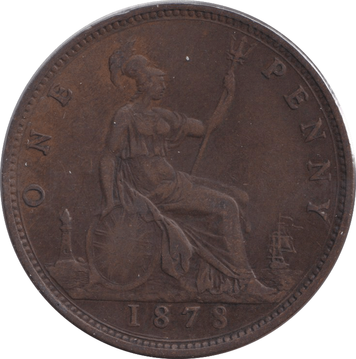 1878 PENNY ( FINE ) - PENNY - Cambridgeshire Coins