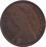 1878 PENNY ( FINE ) - PENNY - Cambridgeshire Coins