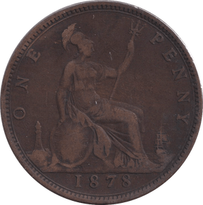 1878 PENNY ( NF ) - PENNY - Cambridgeshire Coins