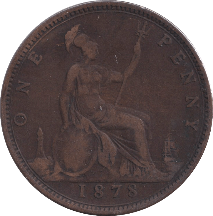 1878 PENNY ( NF ) - PENNY - Cambridgeshire Coins