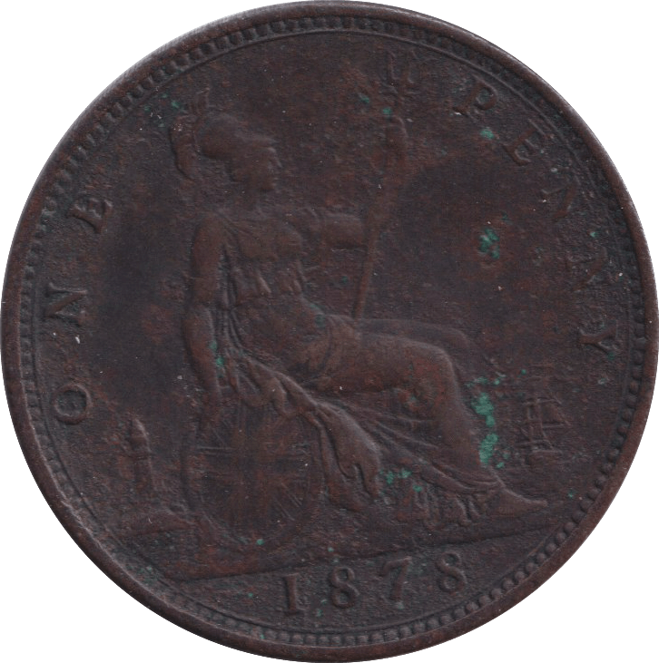 1878 PENNY ( VF ) - PENNY - Cambridgeshire Coins
