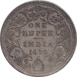 1878 RUPEE INDIA - WORLD COINS - Cambridgeshire Coins