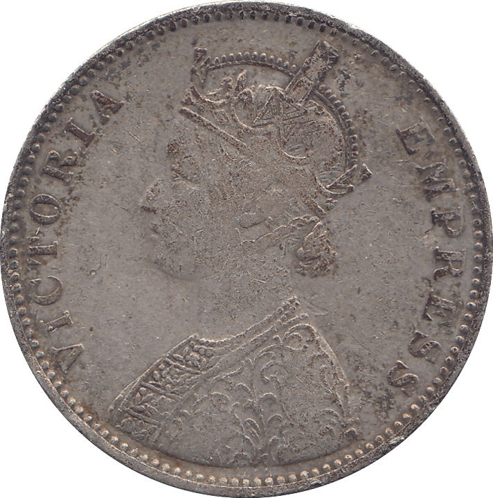 1878 RUPEE INDIA - WORLD COINS - Cambridgeshire Coins