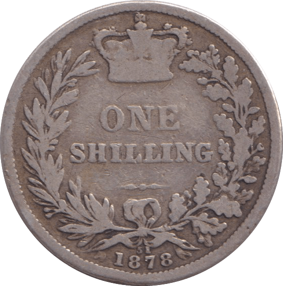 1878 SHILLING ( FINE ) - Shilling - Cambridgeshire Coins