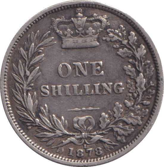 1878 SHILLING ( GF ) DIE 1 - SHILLING - Cambridgeshire Coins