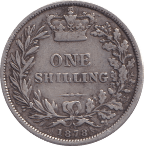 1878 SHILLING ( GF ) - Shilling - Cambridgeshire Coins