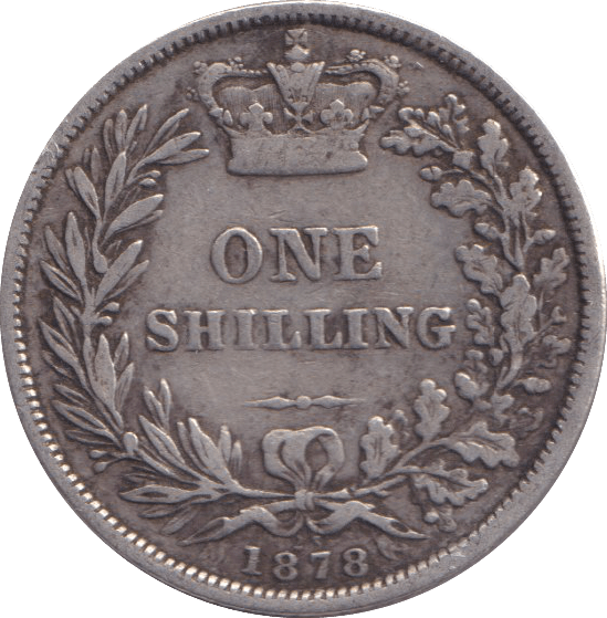 1878 SHILLING ( GF ) - Shilling - Cambridgeshire Coins