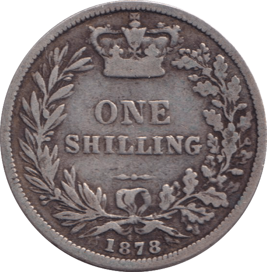 1878 SHILLING ( GF ) - SHILLING - Cambridgeshire Coins