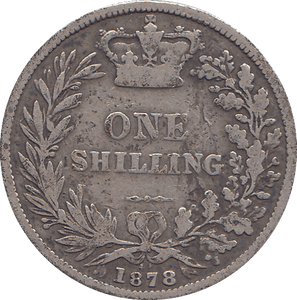1878 SHILLING ( GF ) - SHILLING - Cambridgeshire Coins