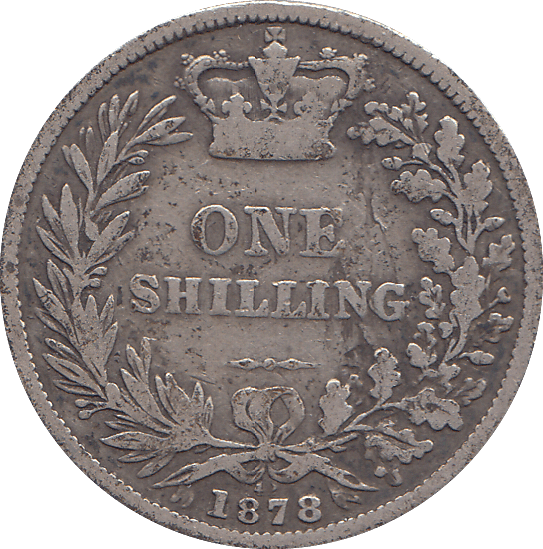 1878 SHILLING ( GF ) - SHILLING - Cambridgeshire Coins