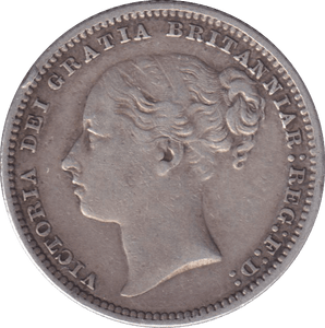 1878 SHILLING ( GVF ) DIE 48 - SHILLING - Cambridgeshire Coins