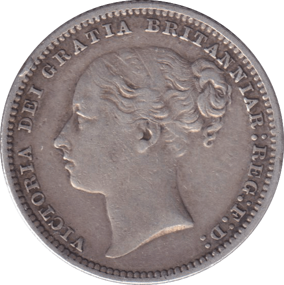 1878 SHILLING ( GVF ) DIE 48 - SHILLING - Cambridgeshire Coins
