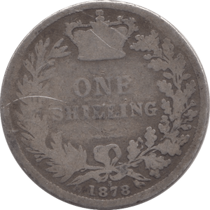 1878 SHILLING ( NF ) DIE 3 - Shilling - Cambridgeshire Coins