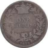 1878 SHILLING ( NF ) DIE 3 - Shilling - Cambridgeshire Coins