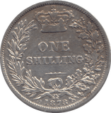 1878 SHILLING ( VF ) - SHILLING - Cambridgeshire Coins