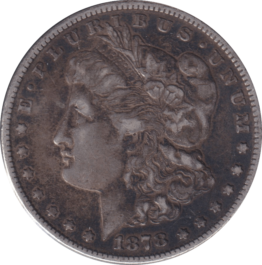1878 SILVER DOLLAR USA - SILVER WORLD COINS - Cambridgeshire Coins