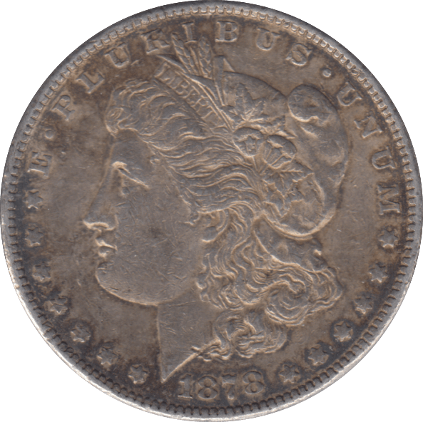 1878 SILVER DOLLAR USA - SILVER WORLD COINS - Cambridgeshire Coins
