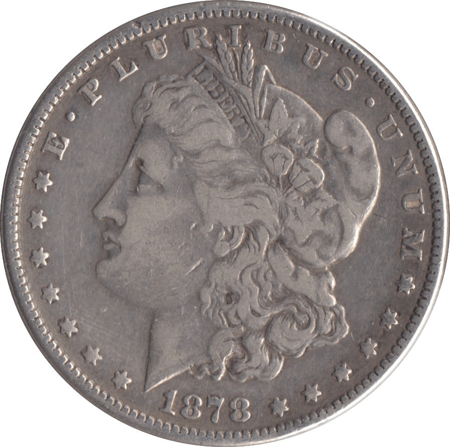 1878 SILVER MORGAN DOLLAR SAN FRANCISCO MINT - SILVER WORLD COINS - Cambridgeshire Coins