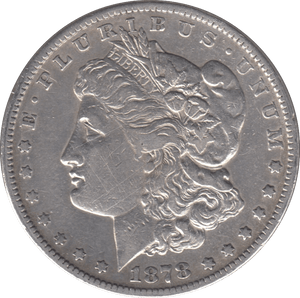 1878 SILVER MORGAN DOLLAR USA CARSON CITY MINT - SILVER WORLD COINS - Cambridgeshire Coins
