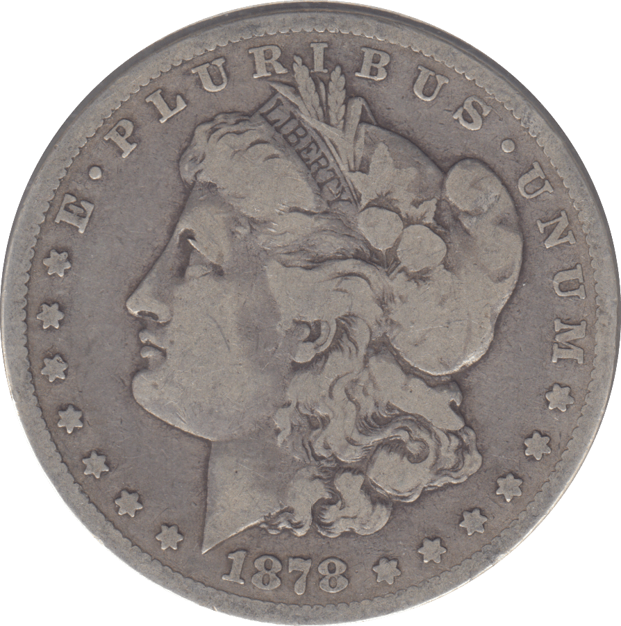 1878 SILVER MORGAN DOLLAR USA CARSON CITY - SILVER WORLD COINS - Cambridgeshire Coins