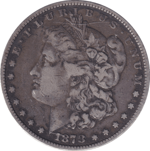 1878 SILVER MORGAN DOLLAR USA PHILADELPHIA - SILVER WORLD COINS - Cambridgeshire Coins