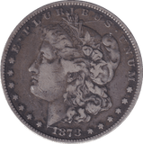 1878 SILVER MORGAN DOLLAR USA PHILADELPHIA - SILVER WORLD COINS - Cambridgeshire Coins