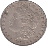 1878 SILVER MORGAN DOLLAR USA - SILVER WORLD COINS - Cambridgeshire Coins