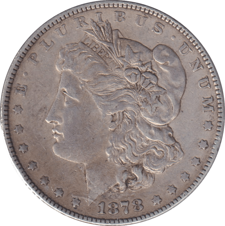 1878 SILVER MORGAN DOLLAR USA - SILVER WORLD COINS - Cambridgeshire Coins