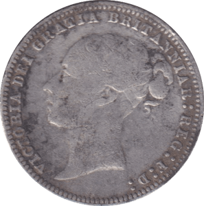 1878 SIXPENCE ( FINE ) - SIXPENCE - Cambridgeshire Coins