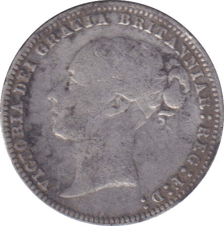1878 SIXPENCE ( FINE ) - SIXPENCE - Cambridgeshire Coins