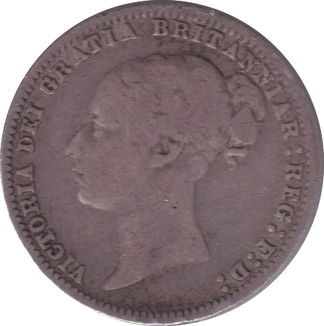 1878 SIXPENCE ( GF ) - SIXPENCE - Cambridgeshire Coins
