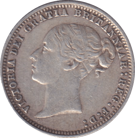 1878 SIXPENCE ( VF ) - SIXPENCE - Cambridgeshire Coins