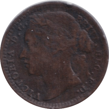 1878 THIRD FARTHING ( GVF ) - ONE THIRD FARTHING - Cambridgeshire Coins