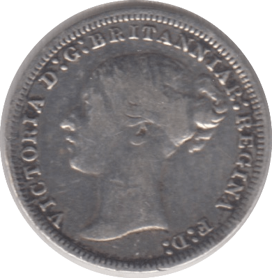 1878 THREE PENCE ( GF ) - Threepence - Cambridgeshire Coins