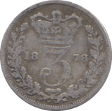 1878 THREEPENCE ( FAIR ) 3 - THREEPENCE - Cambridgeshire Coins