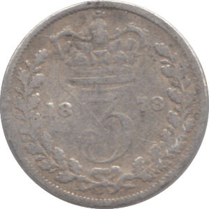 1878 THREEPENCE ( FINE ) - THREEPENCE - Cambridgeshire Coins