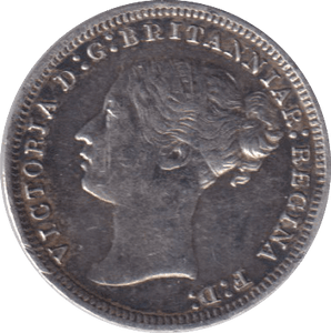 1878 THREEPENCE ( GVF ) - THREEPENCE - Cambridgeshire Coins