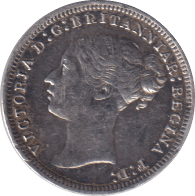 1878 THREEPENCE ( GVF ) - THREEPENCE - Cambridgeshire Coins