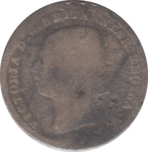 1878 THREEPENCE ( NF ) - THREEPENCE - Cambridgeshire Coins