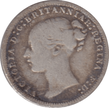 1878 THREEPENCE ( NF ) - THREEPENCE - Cambridgeshire Coins