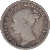 1878 THREEPENCE ( NF ) - THREEPENCE - Cambridgeshire Coins