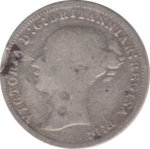 1878 THREEPENCE ( NF ) - THREEPENCE - Cambridgeshire Coins