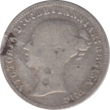 1878 THREEPENCE ( NF ) - THREEPENCE - Cambridgeshire Coins